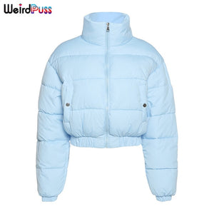 Women's Short Puffer  Winter Bubble Coat