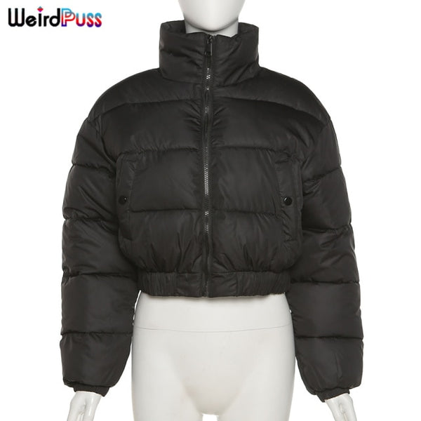 Women's Short Puffer  Winter Bubble Coat