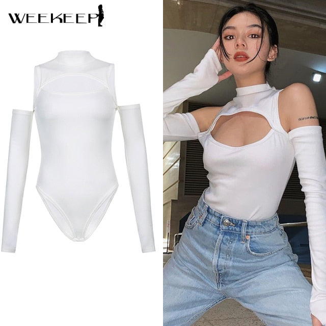 Womens Off Shoulder Bodysuit